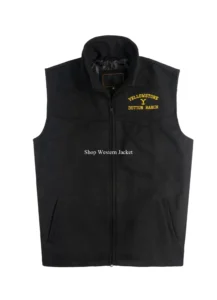 Buy John Dutton Black Vest Yellowstone