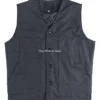 Shop John Dutton Grey Wool Vest Yellowstone