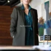 Yellowstone Beth Dutton Camel Grey Trench Coat