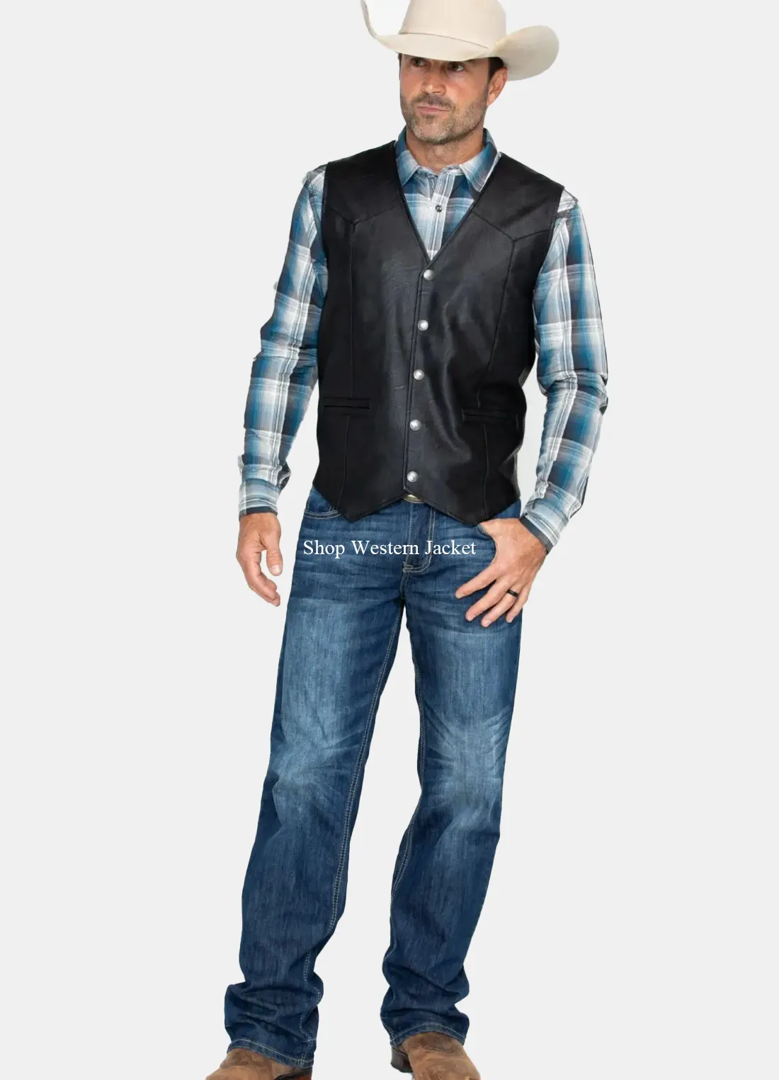 Buy Mens Black Deadwood Vest