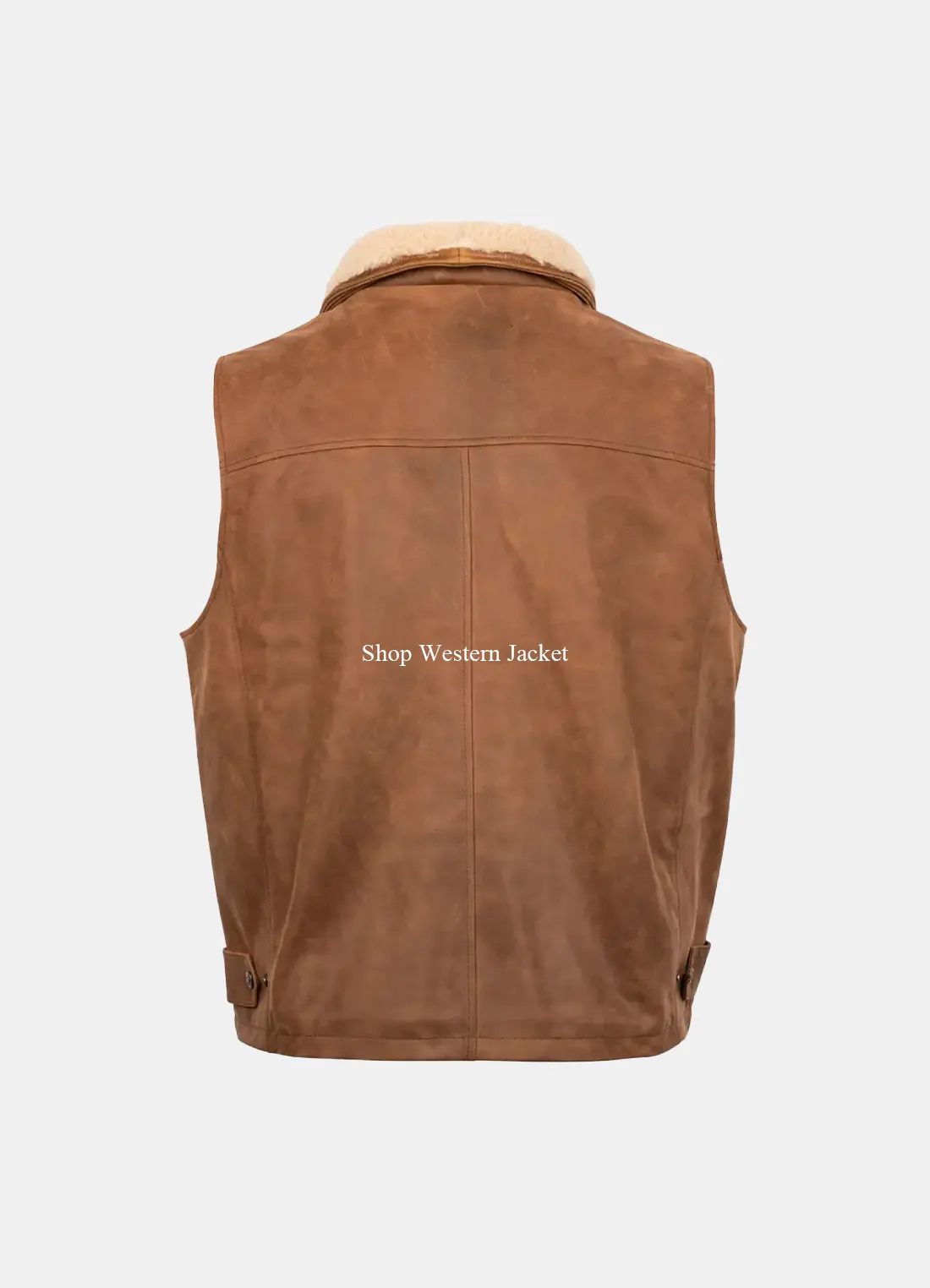 Buy Mens Lone Pine Bourbon Dover Trekker Classic Leather Vest