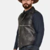 Buy Mens Snap-Front Moto Vest