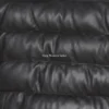 Buy Now Mens Black Leather Puffer Vest