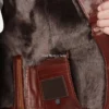 Buy Now Mens Shearling Cognac Leather Vest