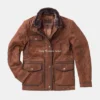 Buy Womens Waxed Suede Brown Leather Jacket
