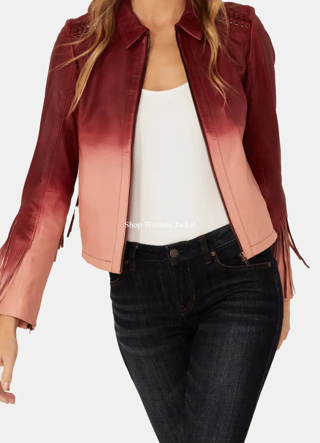 Buy Yellowstone Oak Fringe Leather Jacket
