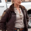 Longmire Katee Sackhoff Shearling Bomber Jacket