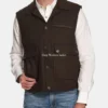 Mens Brown Wool Rancher Vest