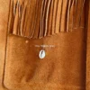 Order Now 1970’s Fringe with a Shed Horn Button Leather Jacket