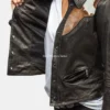 Order Womens Cowhide Black Leather Jacket