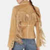 Order Yellowstone Womens Suede Fringe Jacket