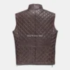 Purchase Highlands Quilted Mens Brown Leather Vest
