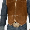 Purchase Mens Boar Suede Leather Vest