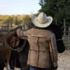 Purchase Vintage Marlboro Man Style Light Brown Sheepskin Leather Coat