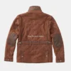 Purchase Womens Waxed Suede Brown Leather Jacket