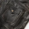 Shop Glendale Mens Brown Leather Vest