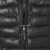 Shop Mens Black Leather Puffer Vest