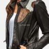 Shop Womens Cowhide Black Leather Jacket