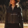 Vince Womens Black Fringe Jacket