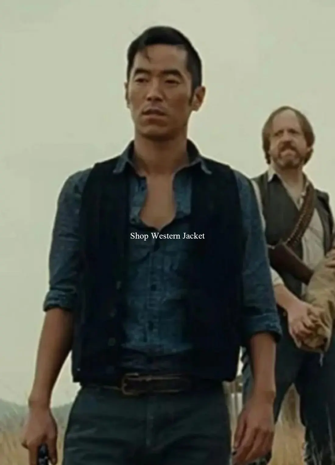 Westworld Leonardo Nam Black Vest