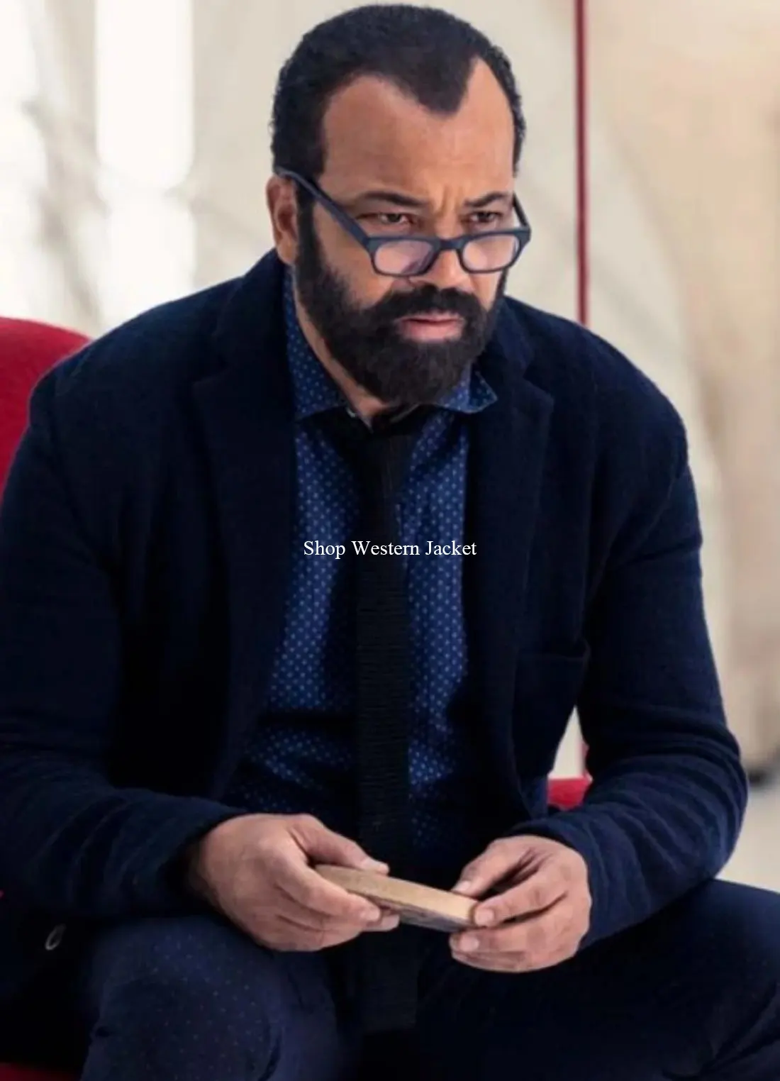 Westworld S04 Jeffrey Wright Black Coat