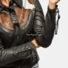 Womens Cowhide Black Leather Jacket