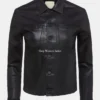 Womens Janelle Slim Black Leather Jacket